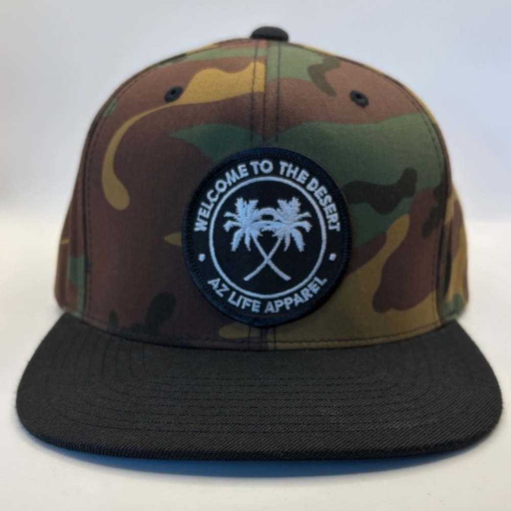 AZ Life Apperal camo SnapBack ballcap hat